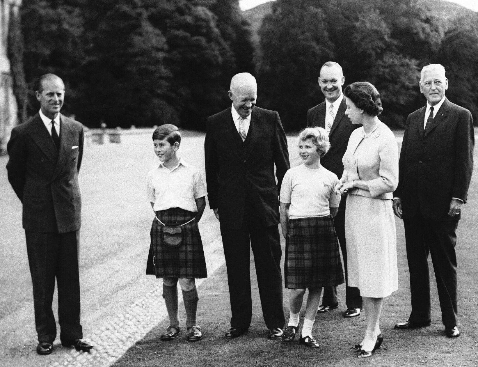 1959: Queen Elizabeth II and President Dwight Eisenhower